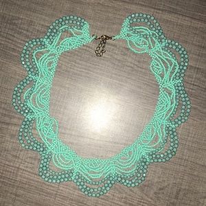 Francesca’s scalloped statement necklace